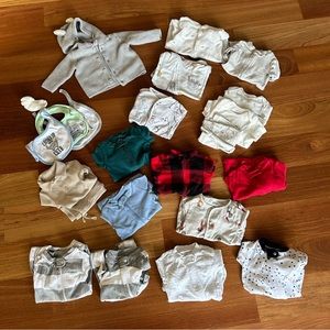 Big Lot of Baby Unisex Boy 3 Months Cloth, Primary Carter’s Gap Burt’s Bee